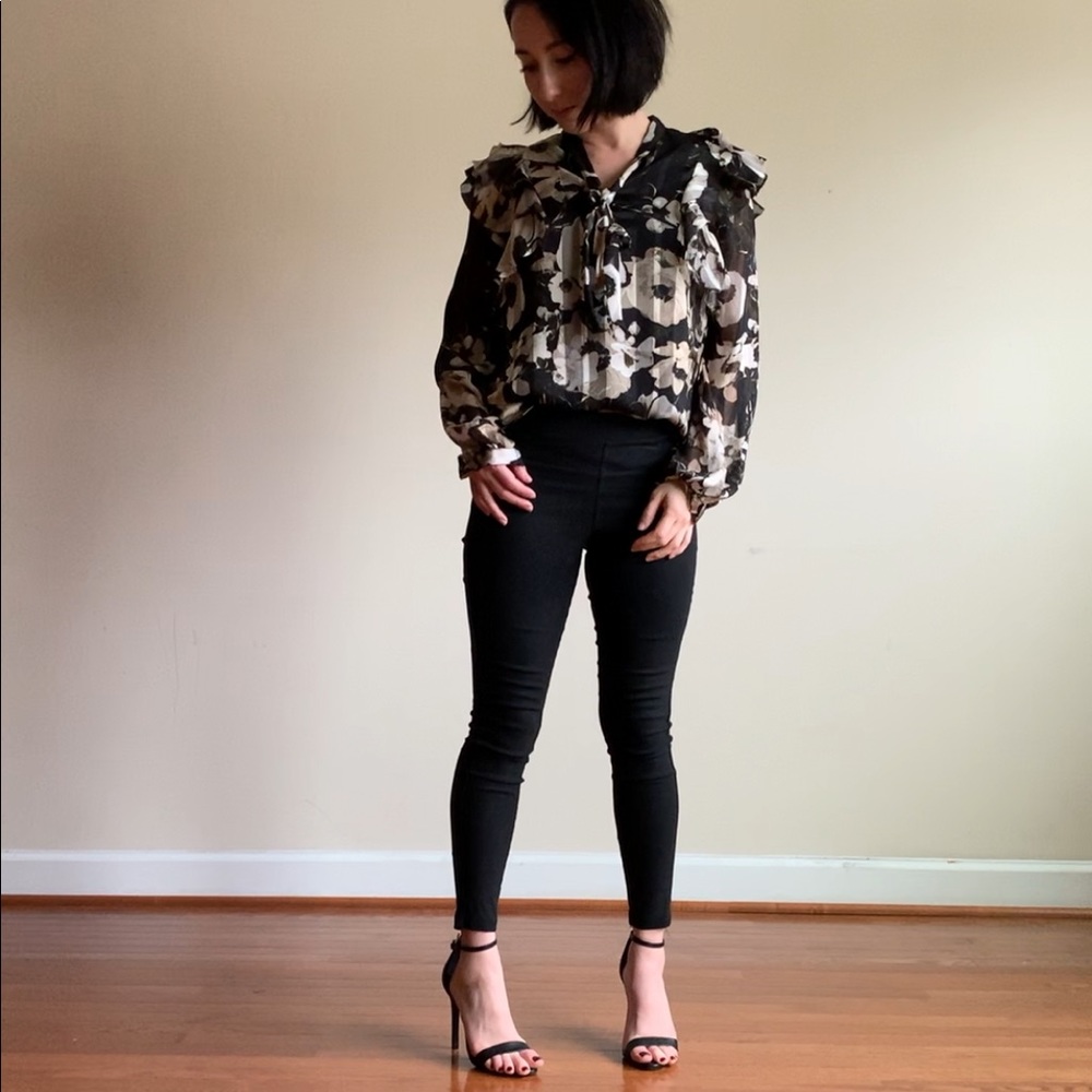 Beautiful Floral Banana Republic Blouse